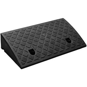 Genubi Industry Curb Ramp Portable Lightweight Heavy Duty Plastic Threshold Ramp for Driveway, Loading Dock, Sidewalk, Car, Scooter, Bike, Motorcycle