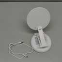 One Fire Cordless Desk Lamp,Dimmable Small Battery Powered Lights,3600mAh Rechargeable Wireless Table Lamp,Mini Lamp&Portable Light for Bed,Book Reading,Home for Small Spaces,Nail Light,Craft,Office (White)