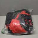 LovinPet Reversible Dog Puffer Coat for Medium & Large Dogs, DownInsulated Winter Jacket, WaterResistant & WindResistant, AntiStatic, Dual-Sided Black & Red for Cold Weather,2XL