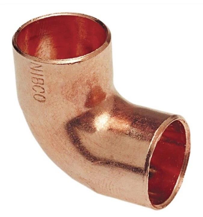 NIBCO EVERBILT 1/2" 90 DEGREE COPPER ELBOW - SOLDER CONNECTION - MPN C607