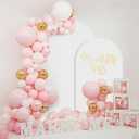 SuuWoee Arch Backdrop Stand Set of 2 With Cover (7.2FT+6FT) Gold Metal Wedding Arch Balloon Stand With Cover for Birthday Party Baby Shower Graduation Ceremony Decoration