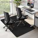 Office Chair Mat,Hardwood Floor Chair Mat Suitable for Hardwood and Tile Floors,Large Non-Slip Floor Protection Mat,Does Not Pill,Black(36"x48")