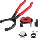 WORKPRO 2-Piece Oil Filter Wrench Set, 12 Adjustable Oil Filter Plier & 3-Jaw Universal Oil Filter Removal Tool, for Easy Oil Changes, Ideal for Car, Motorcycle, Truck Maintenance & Home Garage Use