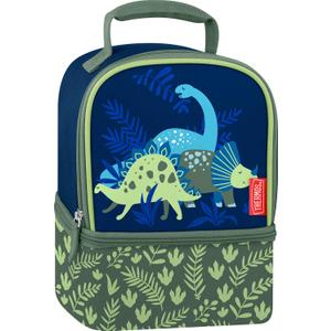 Thermos Non-Licensed Dual Compartment Lunch Box, Dinosaur Kingdom (One Size)