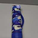 Elemental Iconic Kids Water Bottle with Straw Lid & Stress Reliever Pop It Handle, Leak-Proof When Closed, Triple Insulated Stainless Steel Reusable Thermos Water Bottle, 20oz - Blue Camo