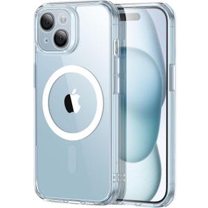 3 x ESR for iPhone 15 Case, Translucent Matte Case, Compatible with MagSafe, Military-Grade Protection, Classic Series,Clear Blue