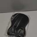 Ergonomic Mouse Pad with Wrist Rest, Black Mousepad with Wrist Support for Desk, Non-Slip Hard Base Mouse Pads, Portable for Office/Home/Travel Work (11.8L x 8W inches)