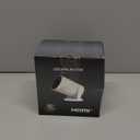 Mini Portable Projector 4K WiFi 6 BT 5.2 Upgraded Portable Projector Full HD Supported for Phone /PC /TV /HDMI /PS5 /Laptop Auto Keystone Home Theater 180 Rotation [Built-in App] White