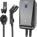 LEFANEV 32A 7.68KW EV Charger Level 2,240V 20ft Charging Cable Electric Vehicle Charging Station with NEMA 14-50 for Electric and Hybrid Vehicles