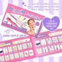 GIRLINK Kids Bracelet Making Kit - DIY String Bracelet Craft with Colorful Strings & Clasps | Safe Jewelry Maker Toy for Girls Ages 6-12 | Ideal Children's Day Gift, Birthday Gift Idea for Kids