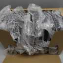 APONUO 12 Pack Solar Post Cap Lights Color Changing - RGB 8 Solid & Gradient Colors, IP65 Waterproof, for 4x4 5x5 6x6 Wood Vinyl Fences, Deck, Patio, Yard (Black)