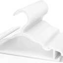 Baby Hangers Kids Plastic Hangers for Closet Non-Slip Toddler Hanger for Infant Child Clothing, Small Children Hanger Ideal for Boys and Girls Closet Pants Coats Skirts - 30 Pack, White