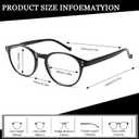 NORPERWIS 5 Pairs Reading Glasses Spring Hinge Blue Light Blocking Readers Glasses for Men and Women (Mix Color-1, 2.00)