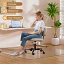 Office Chair Mat for Hardwood Floor, 46" x 60" Clear Plastic Desk Floor Protector, Heavy Duty Non-Slip Chair Mat for Rolling or Gaming Chairs, Durable Computer Mat for Home Office