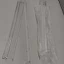 Suncle 4PCS Mahjong Racks with Pushers,Clear Acrylic American Majiang Tile Racks,Imports Modern Mahjong Racks with Built-in Pushers