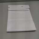 Amazer White Shower Liner Cloth Waterproof, White Shower Curtain Liner Fabric with Weighted Stones, Washable Shower Curtain and Liner 2-in-1, 120G Heavy Duty, 12 Grommet Holes, 72 x 72 Inches