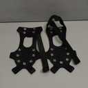 ZUXNZUX Crampons, Ice Cleats for Shoes and Boots, Silicone Stainless Steel Grippers Shoe Spikes Grips Traction