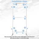 MorningRo Extend Vertical Fabric Display Banner Stand 2.5' W x 6.5' H Portable Multi-purpose Poster Backdrop Wedding Banner Holder for Indoor Outdoor Advertising Anniversary Party, Hardware Only