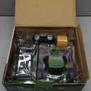 Remote Control Tractor Toy with Trailer | Metal Front & Front Loader Farm Vehicle Set with Lights & 8-Wheel Design, RC Tractor Truck for Boys & Girls Ages 3-9, Fun Farm Toy Gift for Toddlers & Kids (Green)