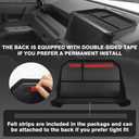 Muslogy Center Console Organizer for 2024 2025 2026 Toyota Tacoma 4th Gen Accessories Interior Storage Box Insert Tray Phone Pocket(Dash Tray for 8-inch Screen+Console Organizer+Hidden Box)