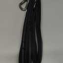 TwoEar 6FT 1IN Strong Black Dog Leash with 2 Padded Handles, Traffic Handle Extra Control, Comfortable Soft Dual Handle, Auto Lock Hook, Reflective Walking Lead for Small Medium and Large Dogs