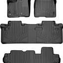 SMARTLINER Custom Fit Floor Mats 3 Row Liner Set Compatible with 2013-2020 Toyota Sienna