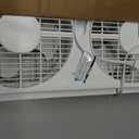 Seasons Comfort Twin Window Fan, Reversible Airflow Control, 9 Inch, 2 Speeds, Expandable, Exhaust, Dual Fan - Ideal for Home, Kitchen, Bedroom & Office, 11.5" H x 22.5" W x 6" D
