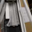 Shoe Bench with Leather Cushion, 3 Tiers Shoe Storage Bench Height Adjustable, Walnut Wood Entryway Bench for Hallway, Mudroom (Black)