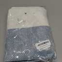 Softalker Outdoor Tablecloth Rectangle, Waterproof Linen Cotton Farmhouse Table Cloths with Tassel, Heavy Weight Wrinkle Free Boho Table Cover for Picnic Camping Dining - 55 x 84 Inch, Blue Stripe