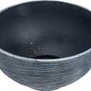 Floating Plant Pot Water Lily Water Planter Large Hydroponic Planter Garden Plant Bowl Flower Planting Container Decoration Accessories Grey Flower Pots (Gray)