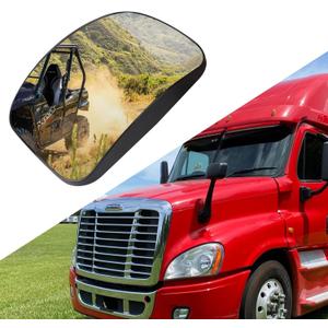 Hood Mirror Glass for 2008-2017 Freightliner Cascadia,Semi Trucks Freightliner Cascadia Accessories,Right/Passenger Side