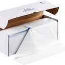 Goodluck 54 Inch X 300 Feet Plastic Table Cloths with Cutter Box, White Disposable Table Cover Roll, Plastic Tablecloth for Party, Banquet, Wedding, Birthday, Anniversary