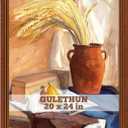 GULETHUN 20x24 Frame, Ornate Embossed Brown Poster Frames, 20x24in