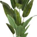 Large Artificial Trees 7.2Ft Silk Bird of Paradise Big Tall Fake Plants Faux Green Silk Floor Potted Plants for Home Living Room Office Decor Indoor Outdoor