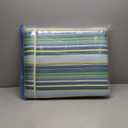 Adirondack Chair High Density Foam Cushions,High Back Outdoor Rocking Chair Cushion (Stripe)