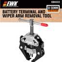 EWK 8-30mm (5/16" to 1 3/16") Battery Terminal and Wiper Arm Removal Tool, Windshield Wiper Arm Puller, Adjustabel and Damage Free Puller for Car Repair