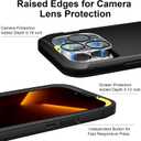 Case for iPhone 13 Pro Max Case 6.7" Belt-Clip Kickstand Holster with 2 Screen Protector + 2 Camera Lens Protector,Full Body Heavy Duty Military Grade Drop Protection Cover (Black+Clip)