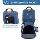 WIPHA Hiking Baby Carrier Backpack, Lightweight Child Carrier, Breathable Mesh Toddler Carrier for Outdoor Adventures, Ergonomic Design, Perfect for Travel, Hiking & Daily Use