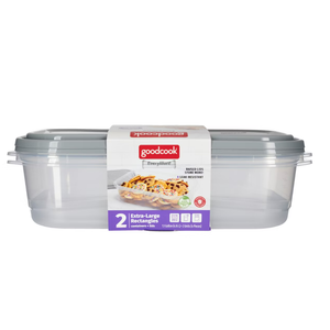 Goodcook Everyware Rectangle 1 Gallon Food Storage Container 4 Pack