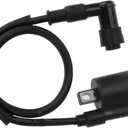 Ignition Coil, Pit Bike Parts, Compatible with 125cc 150cc 200cc 250cc Vertical Engine ATV Dirt Bike Go Kart (Black)
