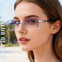 2026 New Clarity Blue Glasses, Clarity Multifunctional Smart Blue Glasses, Automatic Adjustment Eye Reading Glass for Men/Women with Case and Glasses Cloth