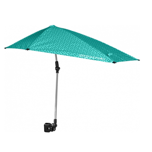 Sport-Brella Versa-Brella SPF 50+ Adjustable Umbrella with Universal Clamp, Regular, Turquoise