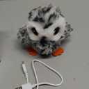 Potaroma Flapping Owl Cat Toys (No Flying), Lifelike Bird Chirp, Rechargeable Touch Activated Kitten Toy, Interactive Catnip Kicker Exercise Toys 4.0" for All Breeds