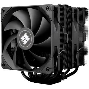 Thermalrlght Peerless Assassin 120 Black CPU Air Cooler, 6 Heat Pipes,Dual 120mm TL-C12B PWM Fan, Aluminium Heatsink Cover, AGHP 4.0 Technology, for AMD AM4 AM5/Intel LGA 1700/115X/1851/1200/2066/2011