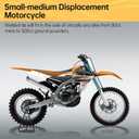 Dirt Bike Triangle Stand, Motorcycle Rear Wheel Paddock Stand, T-shaped Central Support, Solid Steel Structure for 80-500cc Supermoto Motocross Enduro Pit Bike