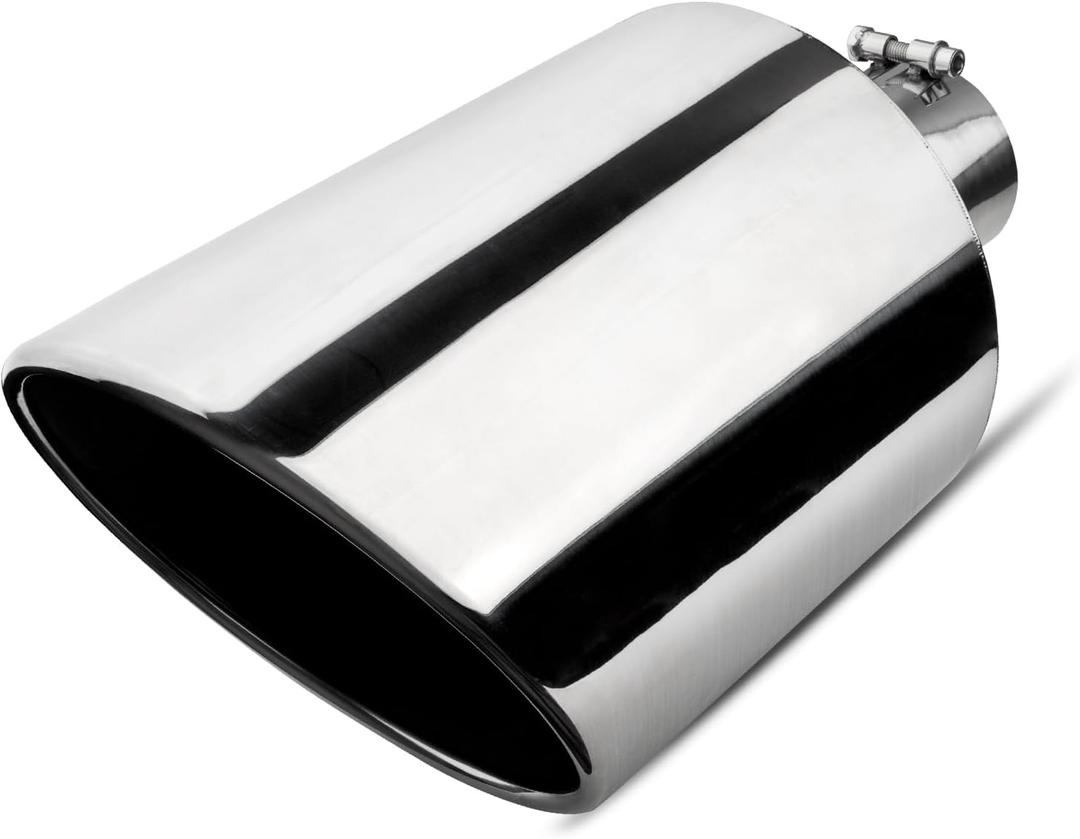 4 inch Inlet Exhaust Tip, 10" Outlet 18" Overall Length