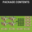 520HV 520 Chain Master Link Connecting Links with O-Ring for Motorcycle Dirt Bike Pack of 4 Masterlink