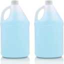 WUWEOT 2 Pack 1 Gallon Jugs, Empty Gallon Bottle, Plastic HDPE Container with Child Resistant Airtight Lids for Home and Commercial Use, Water Storage Containers for Water, Soaps, Detergents, Liquids