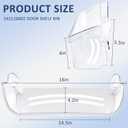 242126602 Refrigerator Door Bin Shelf Replacement Compatible for Frigi.daire Cros.ley Refrigerator Door Bin-by MIFLUS-242126602 Bottom Door Bins FFSS2615TS5 LFSS2612TF0 LFSS2612TF4-2 Packs
