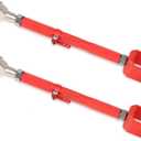 SCITOO Adjustable Rear Control Camber Arms Adj. +/- 3 fit for Acura TL 2009-2014 for Acura TSX 2010-2014 for Honda for Accord 2008-2014 for Improved Suspension Performance - Red Set of 2